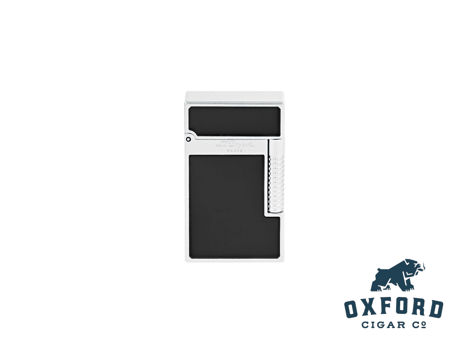 S.t. Dupont Le Grand Black Lacquer And Palladium Lighter S.T. Dupont Le Grand Black Lacquer and Palladium Lighter - Image 2