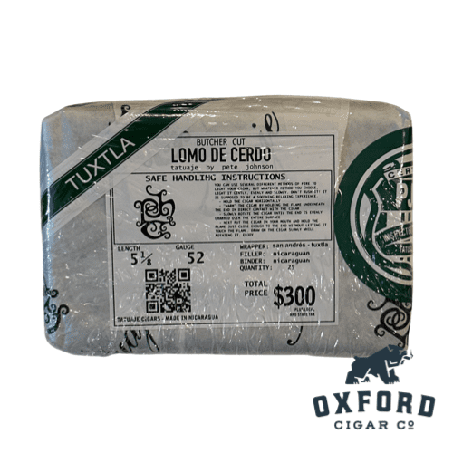 Tatuaje Lomo De Cerdo Pork Tenderloin Tuxtla L.e. Tatuaje Lomo de Cerdo Pork Tenderloin Tuxtla L.E.