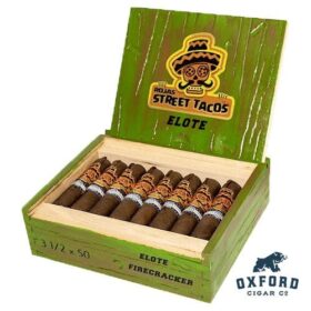 Box of Rojas Street Tacos Elote Firecracker - Full Bodied Nicaraguan Cigar