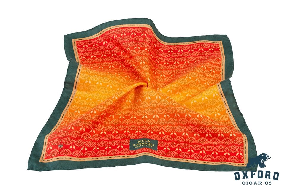 Casdagli The Peacock Silk Pocket Square Casdagli The Peacock Silk Pocket Square