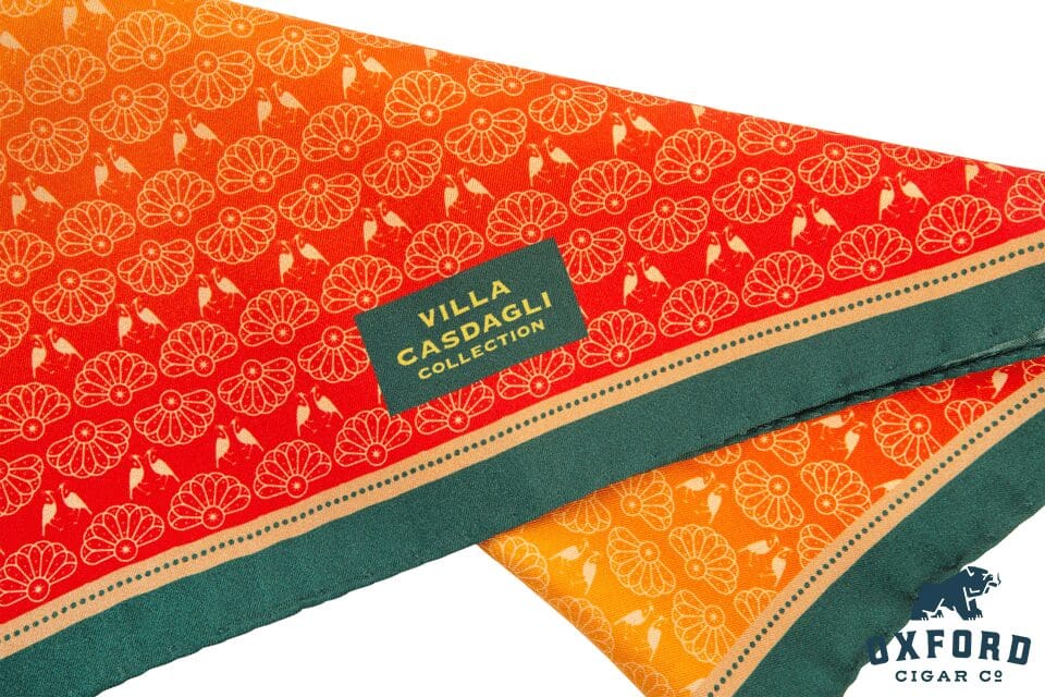 Casdagli The Peacock Silk Pocket Square Casdagli The Peacock Silk Pocket Square - Image 2