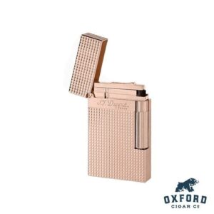 S.t. Dupont Line 2 Lighter With Rose Gold Finish ST Dupont LINE 2 LIGHTER WITH ROSE GOLD FINISH Open