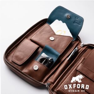 Peter James Legacy Cigar Case Castano blue lable rootbeer 16