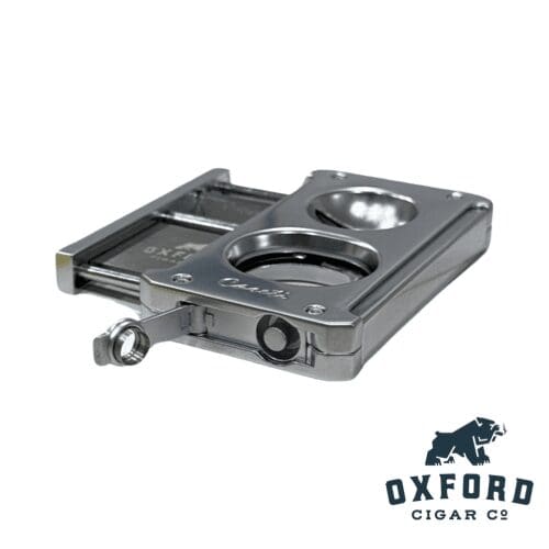 Oxford Caseti Trident 3 In 1 Cigar Cutter Silver Oxford Caseti Trident 3 in 1 Cigar Cutter Silver - Image 2