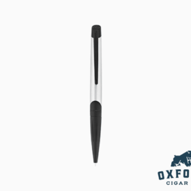 S.T. Dupont Defi Millennium Chrome & Matt Black Ballpoint Pen - Cigar