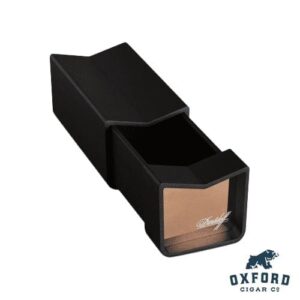 Davidoff Sliding Ashtray Davidoff Sliding Ashtray Black and Gold Open