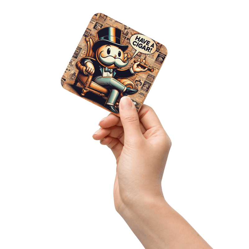 Monopoly Have A Cigar Coaster Monopoly Have A Cigar Coaster - Image 2
