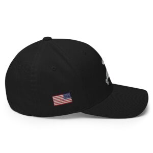 Lure Cigars Iconic Smoking Lure Flex-Fit Cap closed back structured cap black right 659c42fbb733e