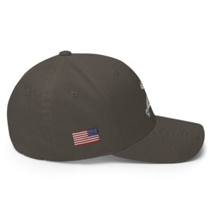 Lure Cigars Iconic Smoking Lure Flex-Fit Cap closed back structured cap dark grey right 659c3caa73a30