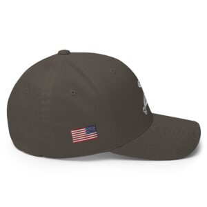Lure Cigars Iconic Smoking Lure Flex-Fit Cap closed back structured cap dark grey right 659c43b339db3