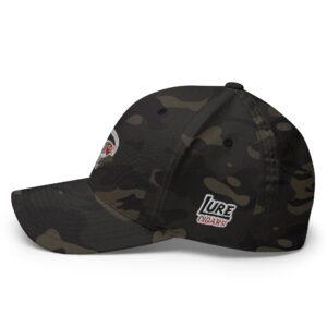 Lure Cigars Iconic Smoking Lure Flex-Fit Cap closed back structured cap multicam black left 659c43b3379c4
