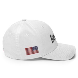 Lure Cigars Flex-Fit Cap closed back structured cap white right 659c0defc0c28