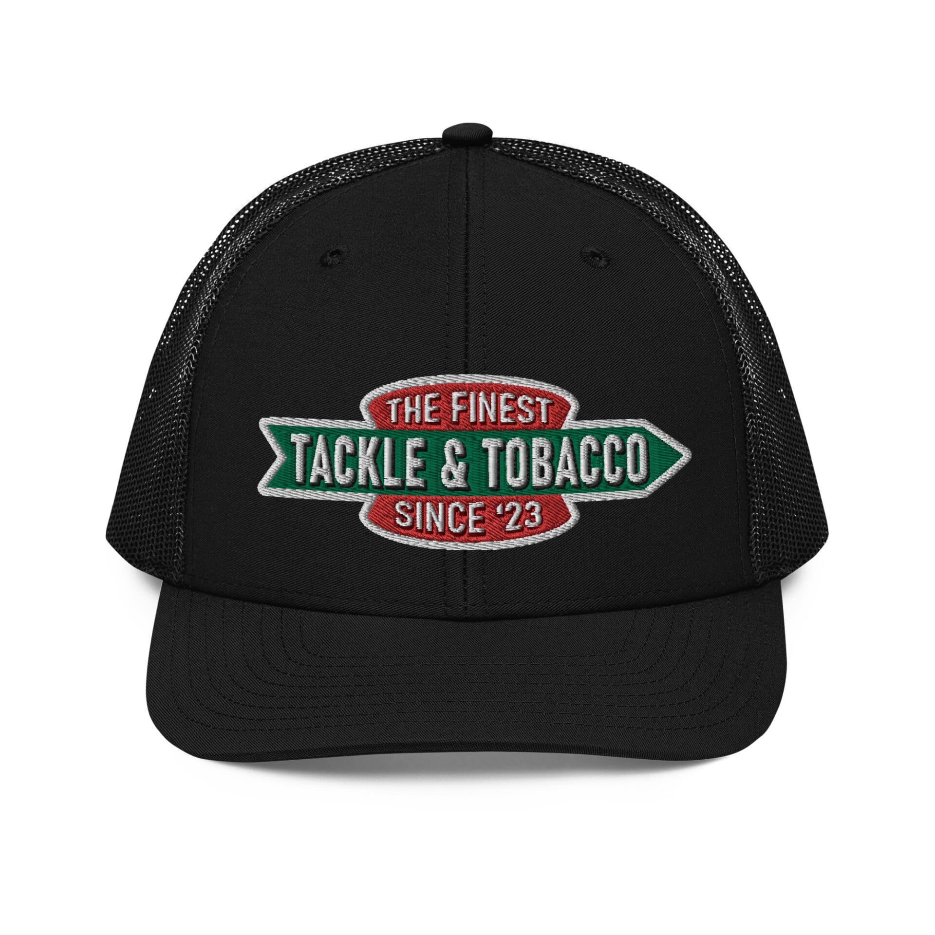 Lure Cigars Tackle &Amp; Tobacco Snapback Hat snapback-trucker-cap-black-front-65a1f539cc47c.jpg