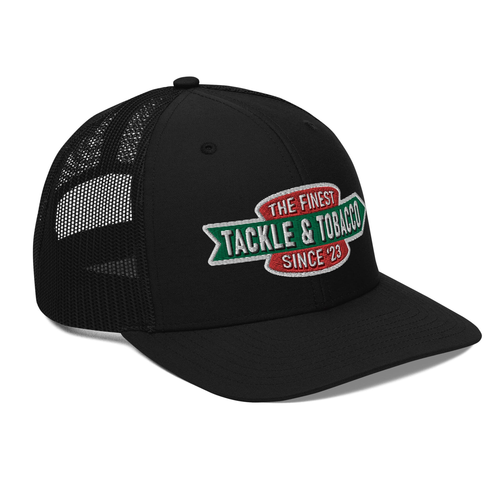 Lure Cigars Tackle &Amp; Tobacco Snapback Hat snapback-trucker-cap-black-right-front-65a1f53952b7a.jpg