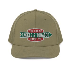 Lure Cigars Tackle &Amp; Tobacco Snapback Hat snapback-trucker-cap-loden-front-65a1f539cc8c7.jpg