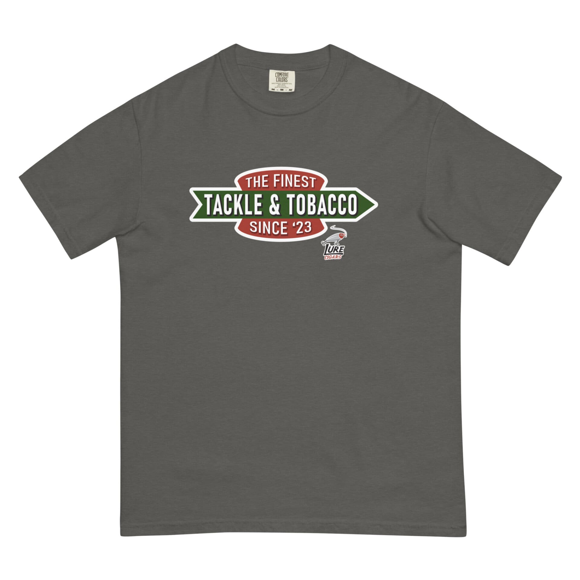Lure Cigars The Finest Tackle And Tobacco T-Shirt LURE CIGARS The Finest Tackle and Tobacco T-Shirt - Image 2