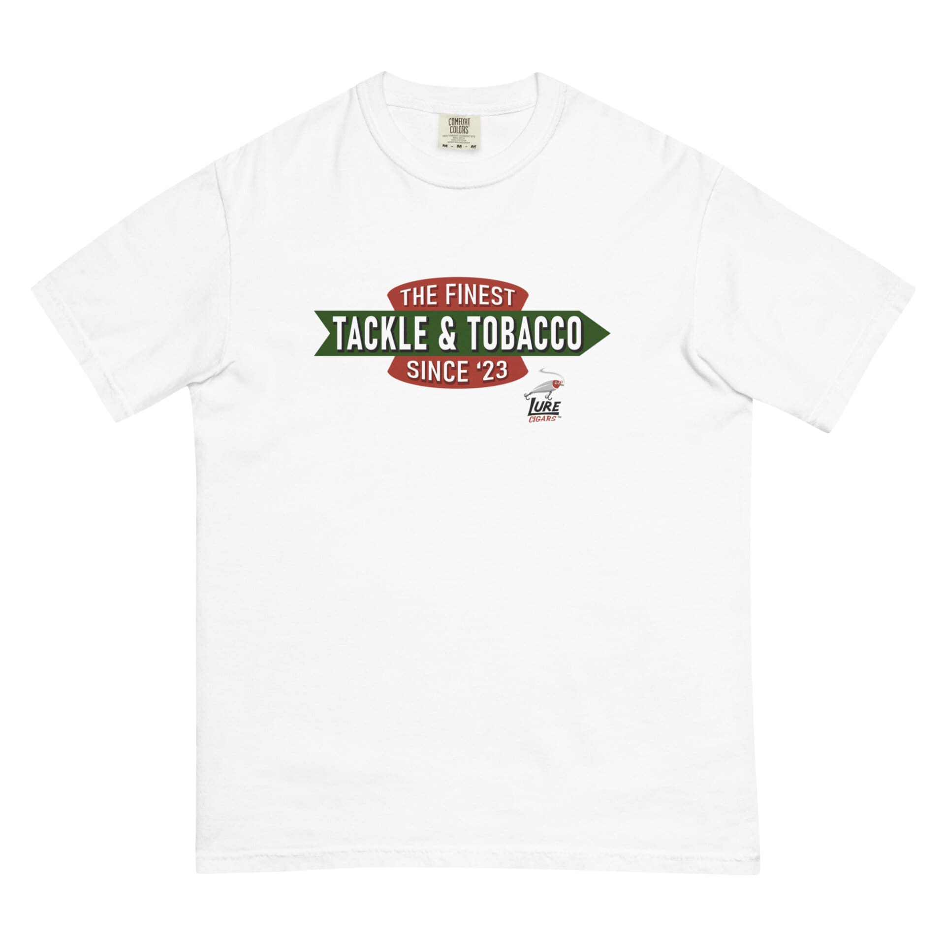 Lure Cigars The Finest Tackle And Tobacco T-Shirt LURE CIGARS The Finest Tackle and Tobacco T-Shirt - Image 5
