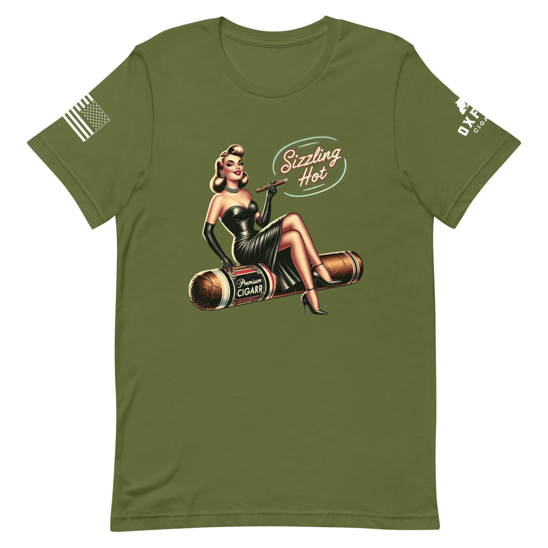 Oxford Vintage Women Pinup T-Shirt Oxford Vintage Women Pinup T-Shirt - Image 9
