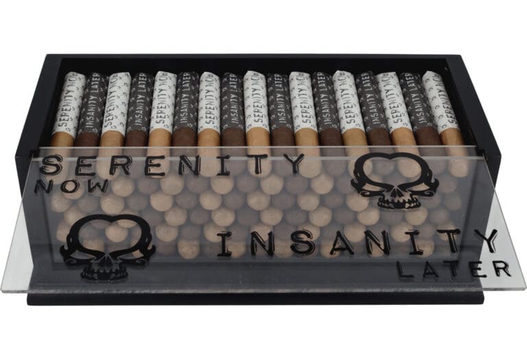 Asylum Puts Two Blends In One Box For Serenity Now, Insanity Later Asylum Serenity Now Insanity Later 1 768x512 LCNRHD
