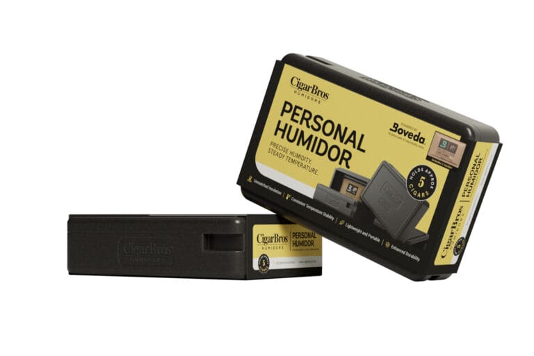 Cigarbros Adding Smaller Personal Humidor Sizes, Partnering With Cigar Companies For Prepackaged Humidors CigarBros Boveda Humidor 5 count 768x512 sbSnjn