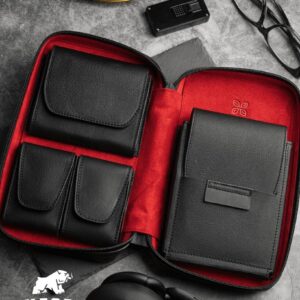 Peter James Crimson Noir Elegance Carry Humidor Crimson Noir Elegance 5