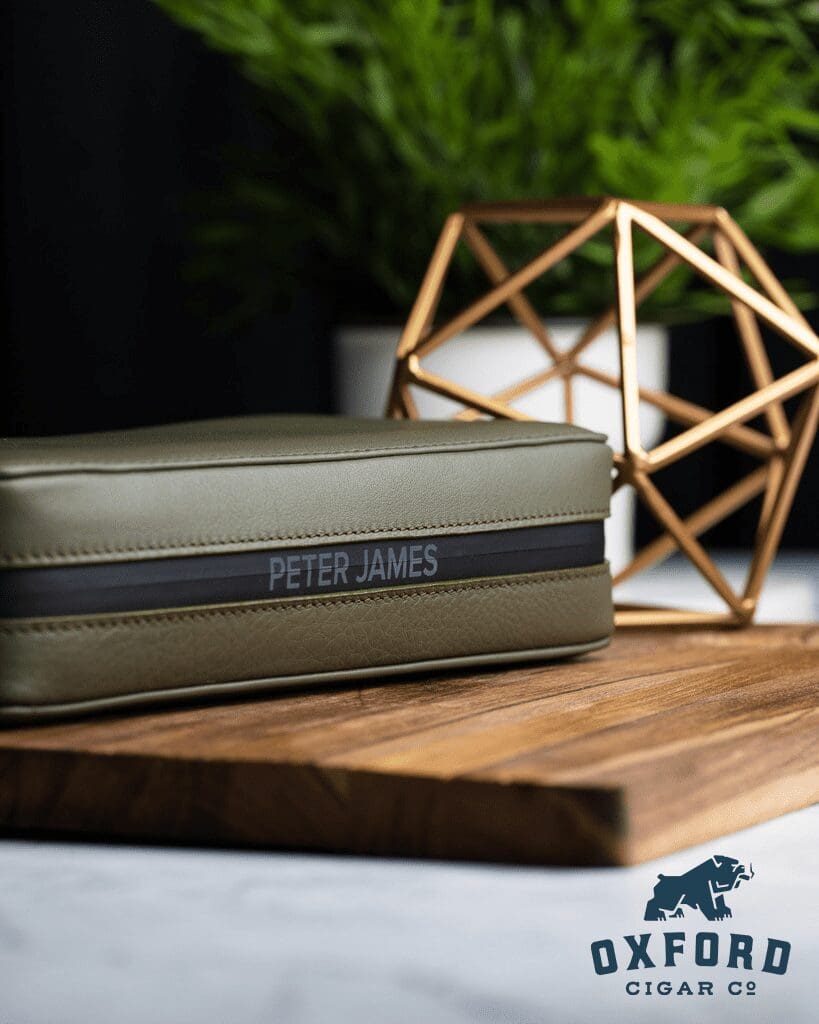 Peter James Golden Olive Reverie Carry Humidor Peter James Golden Olive Reverie Carry Humidor - Image 6