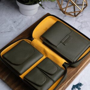 Peter James Golden Olive Reverie Carry Humidor Golden Olive Reverie 2