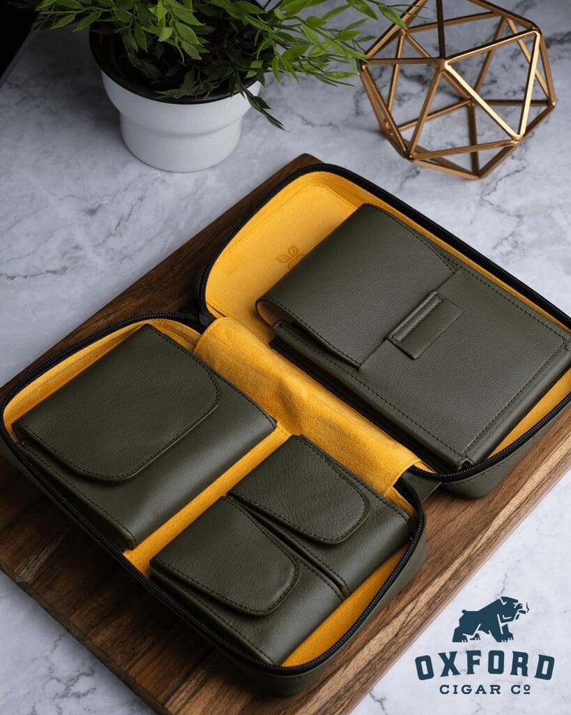 Peter James Golden Olive Reverie Carry Humidor Peter James Golden Olive Reverie Carry Humidor - Image 5