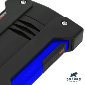 S.t. Dupont Fluo Blue Defi Extreme Lighter S.T. Dupont Fluo Blue Defi Extreme Lighter Side Top View