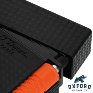 S.t. Dupont Fluo Orange Le Grand Lighter Auction C23069 2