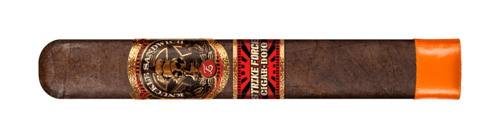 Guy Fieri, Espinosa Premium Cigars, And Cigar Dojo Team Up To Launch The Knuckle Sandwich Strike Force Cigar Knuckle Sandwich Strike Force single ribbon 1024x283 rrXvZb