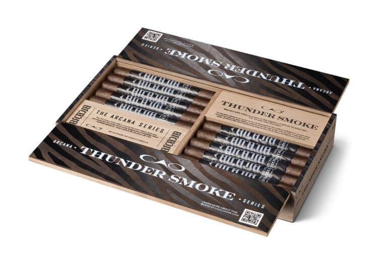 New Cao Thunder Smoke Uses Tobacco From Three African Countries CAO Thunder Smoke 1 768x512