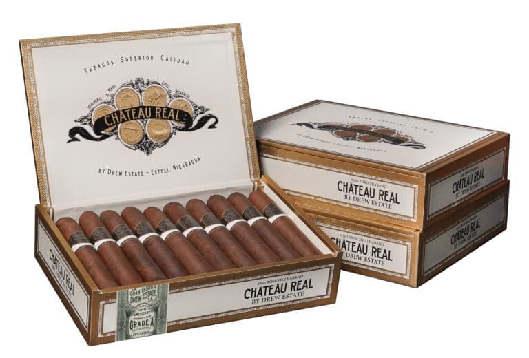Drew Estate’s Chateau Real Gets Habano Version For Cigars International Exclusive Chateau Real Habano boxes feature 768x520 Su6dXG