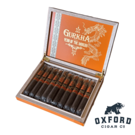 Box of Gurkha Year of the Dragon 2024 by Oliva - Full Bodied Nicaraguan Cigar