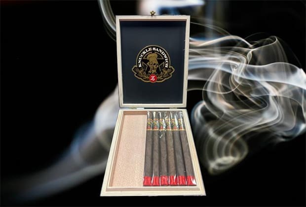 Knuckle Sandwich Maduro Lancero Arrives As Stateline Cigars Exclusive Knuckle Sandwich Maduro Lancero Stateline Cigars feature g3DghZ