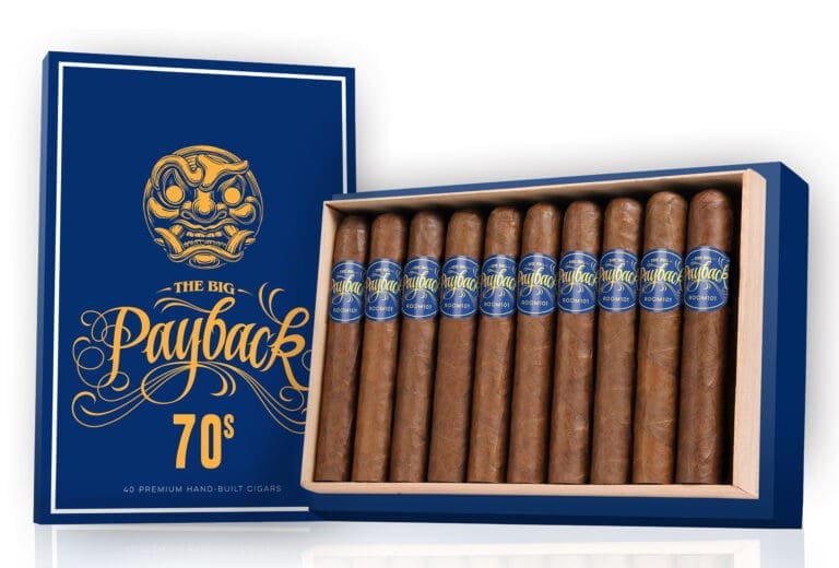 Room101 Brings 7 X 70 Vitola Back To The Big Payback Maduro Room101 The Big Payback 70s Maduro Box feature 768x520 mUUEmU