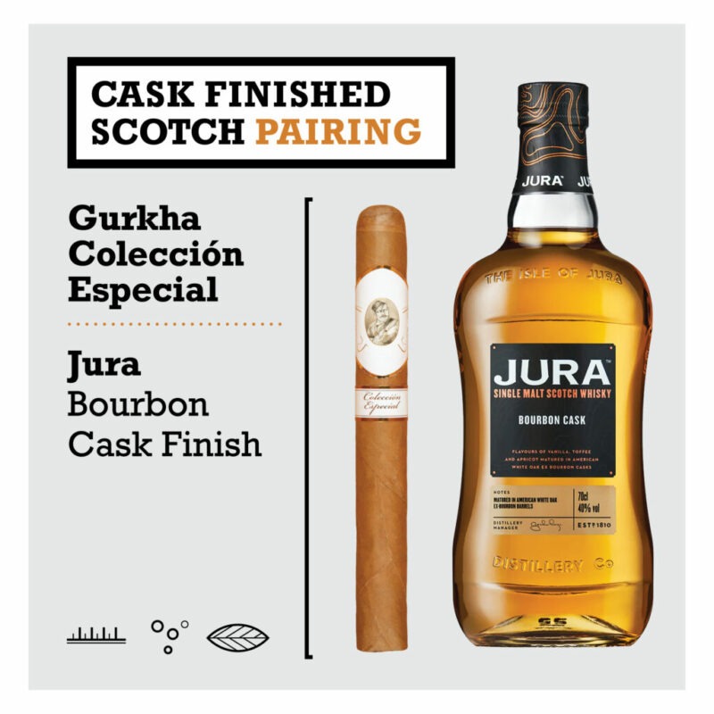 Jura – Bourbon Cask Finish / Gurkha Colección Especial Cask Finished Scotch Pairing5 1X1 1024x1024 Y3SwhI