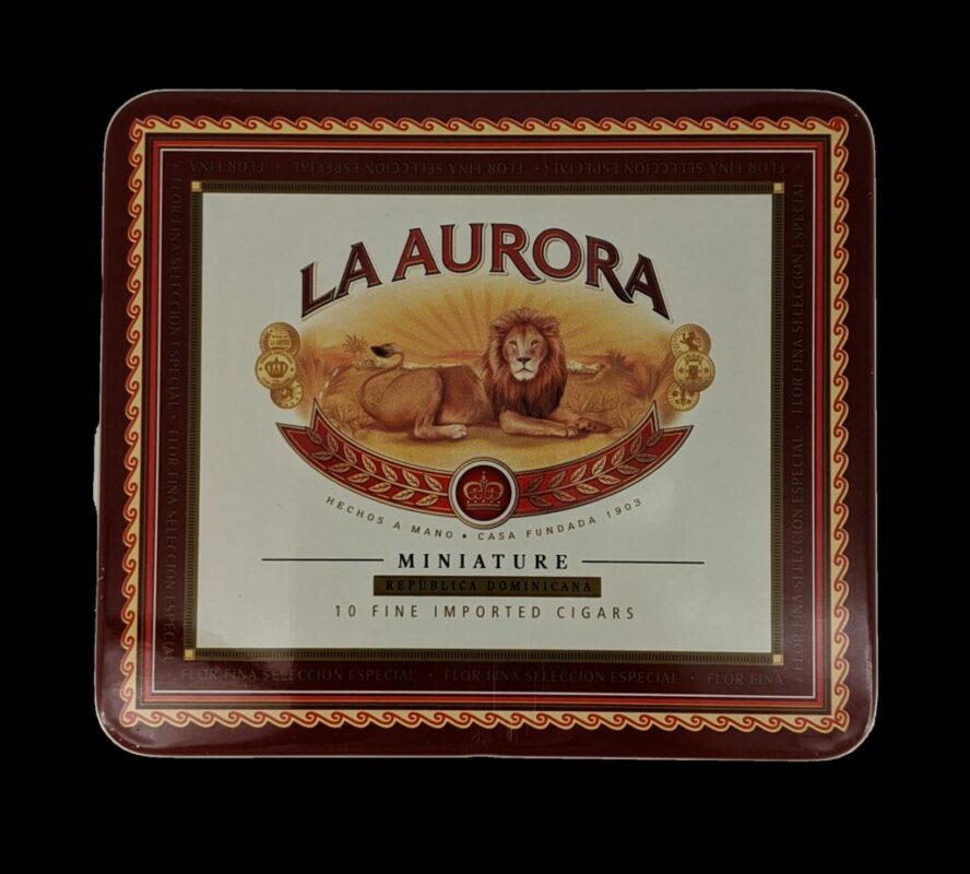 La Aurora Finos Introduces Miniature Formats La Aurora Miniatures TINS 1 1024x923 ii03T2