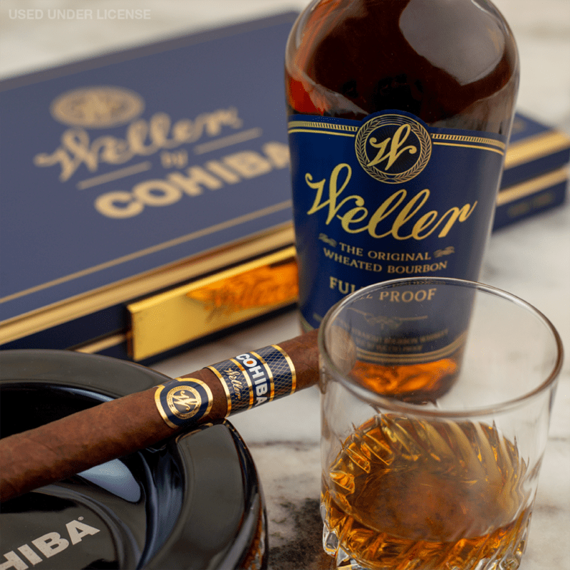 Cohiba Releases Cigar Aged In Weller Full Proof Bourbon Barrels Weller By Cohia 3 1024x1024 30pMmI