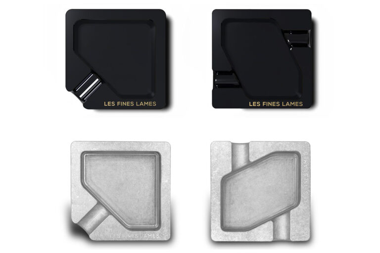 Les Fines Lames Adds Obsidian &Amp; Raw Aluminum Ashtrays Les Fines Lames Raw Aluminum Obsidian MONAD and DYAD Ashtray Feature 768x512 TIqyK9