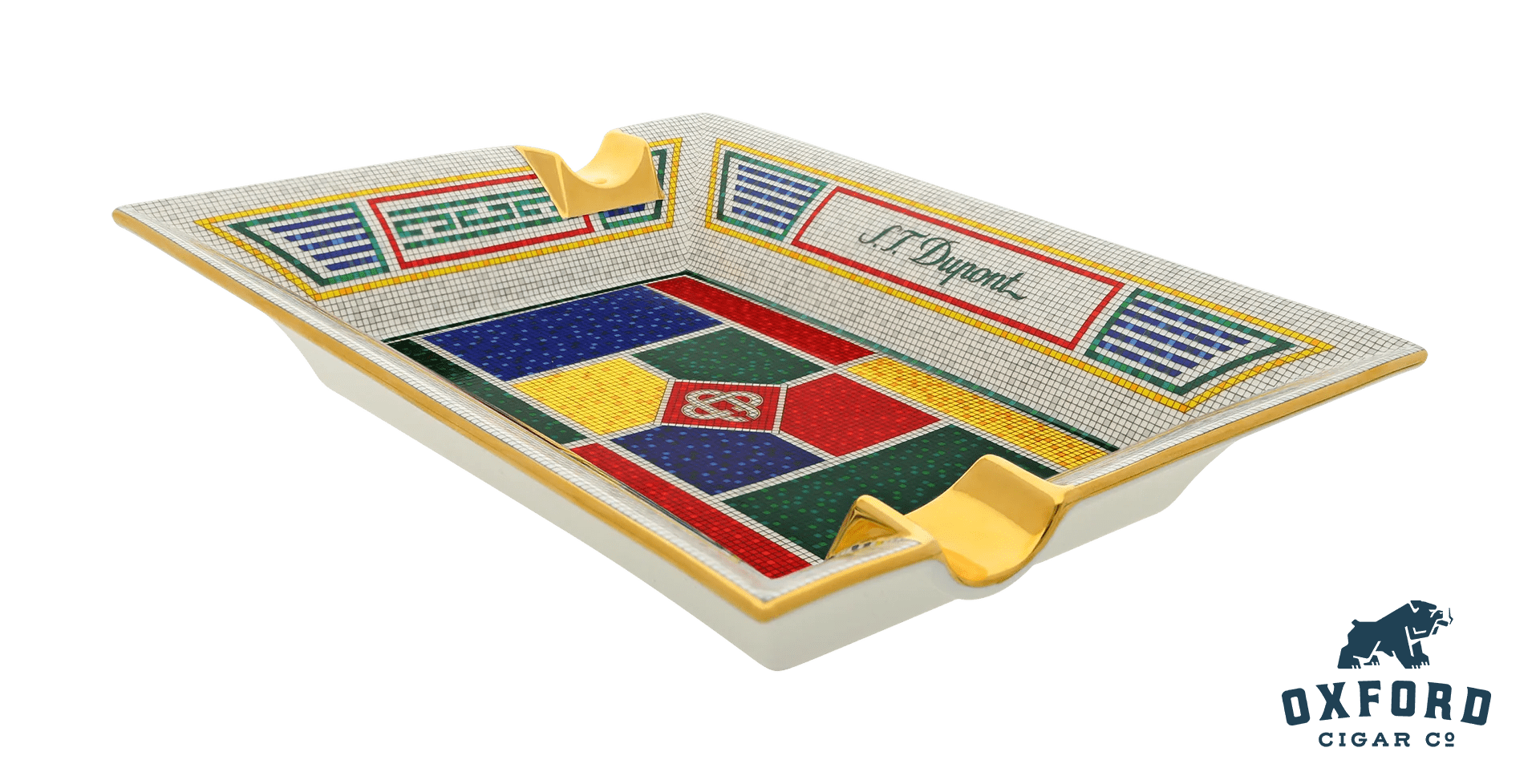 S.t. Dupont Casablanca Porcelain Ashtray S.T. Dupont Casablanca Porcelain Ashtray - Image 2