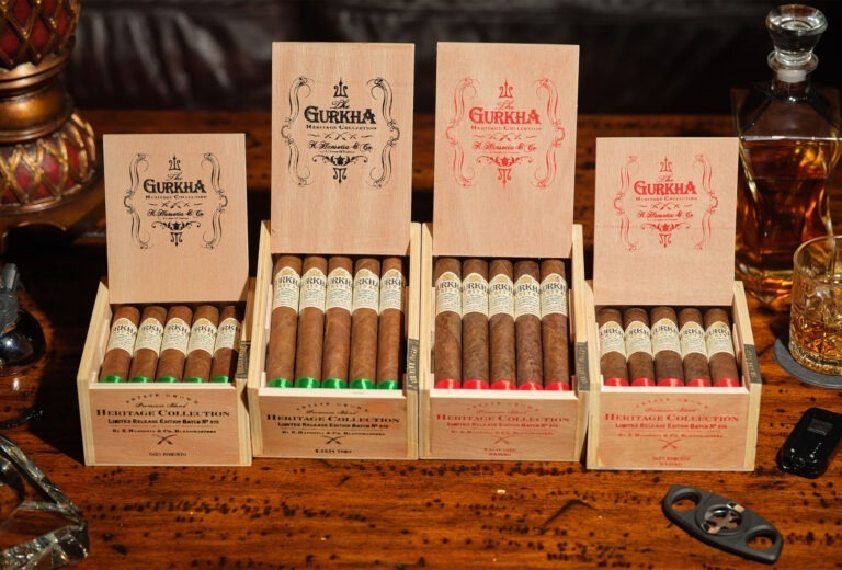 Gurkha Gives Its Heritage Lines A Packaging Update With 15-Count Boxes Gurkha Heritage 2024 packaging update feature 768x520 RA81oR