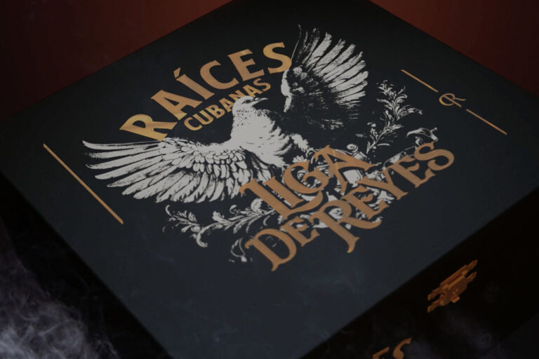 Raíces Cubanas Launching New Cigar Portfolio, Ralph Montero Returns Raices Cubanas Liga de Reyes Box 768x512