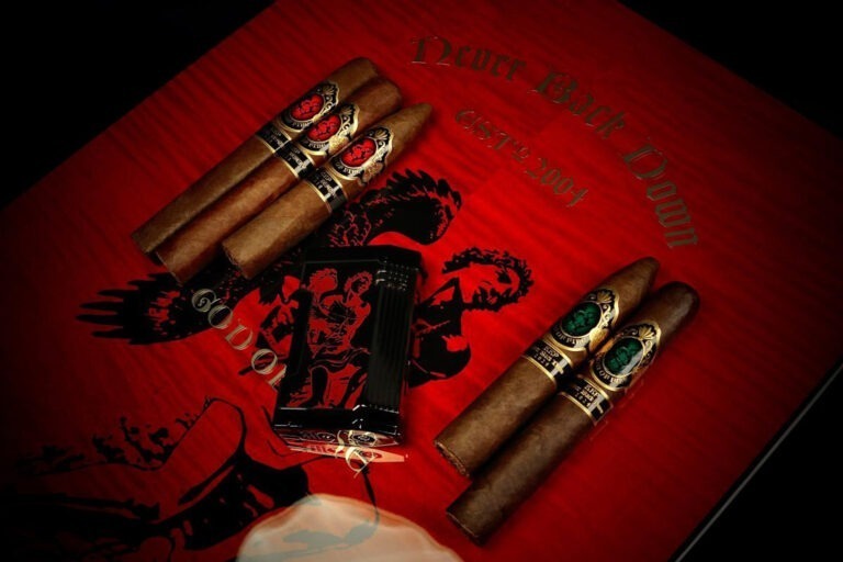 Prometheus Shipping God Of Fire Never Back Down Cigars &Amp; Accessories Next Week Prometheus God of Fire KKP Never Back Down Feature 768x512