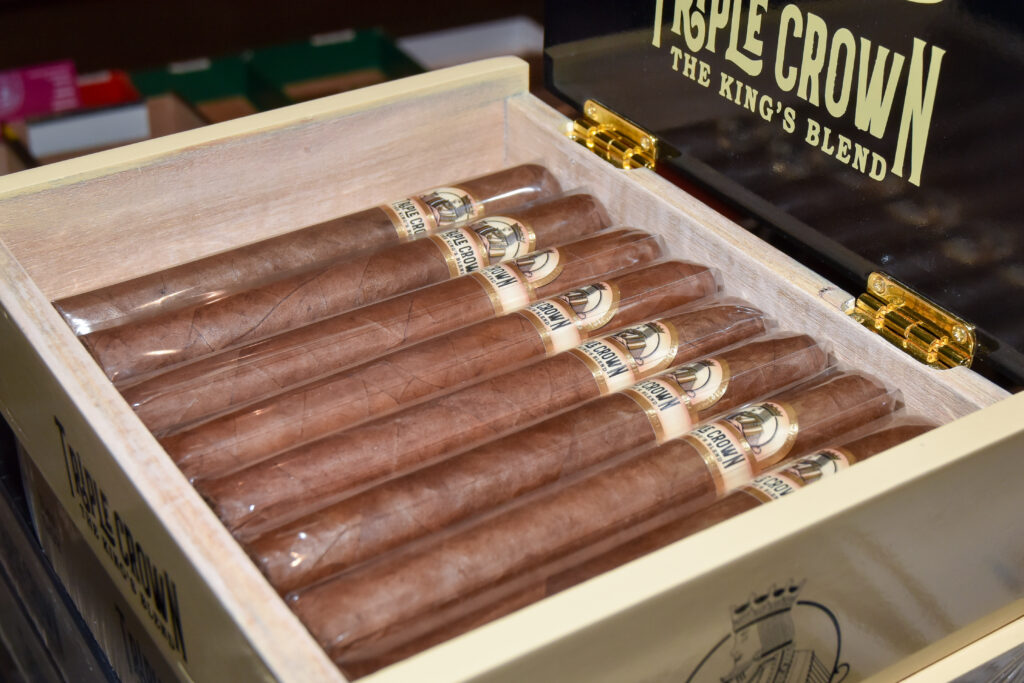 Triple Crown Cigar Lounge Inside Town Square Las Vegas Announces Debut Of New Proprietary Cigar, The King’s Blend Copy of Triple Crown Kings Blend Cigars 1024x683 hXhgot