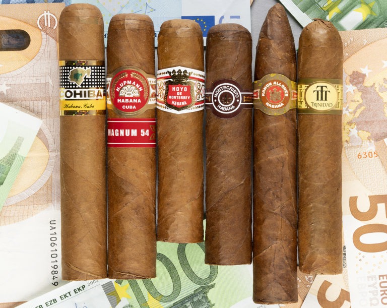 Spanish Prices List Shows Cuban Cigar Prices Increasing By 5 Percent Average For 2025 Habanos Cuban Cigars Euros feature 768x611 BjT9Y0