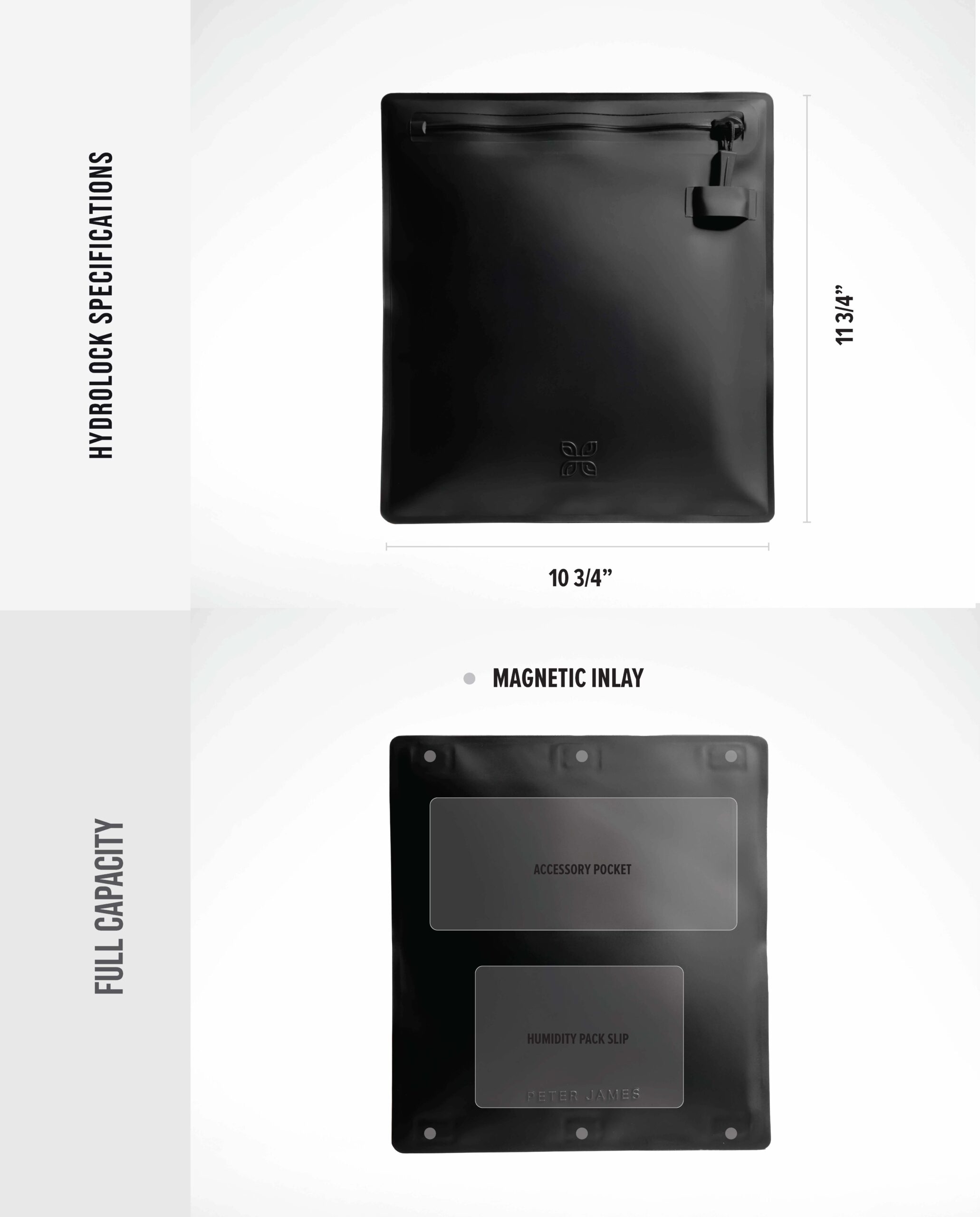 Peter James Hydro Lock Cigar Bag Peter James Hydro Lock Cigar Bag - Image 2