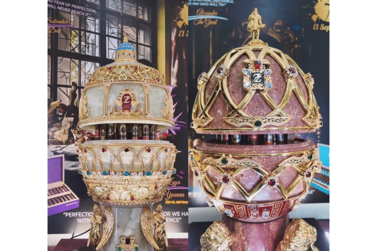 El Septimo Creates Fabergé Egg Cigar Humidors, Teases $25 Million Cost El Septimo Faberge Egg Cigar Humidor 768x512 8fnl4u