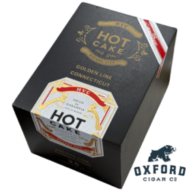 Box of HVC Hot Cake Golden Line Connecticut - Medium Bodied Nicaraguan Cigar