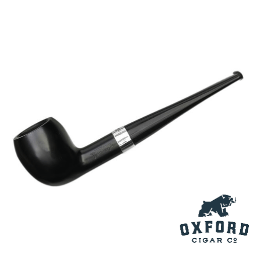 Peterson Junior Ebony Silver Mounted Pear Fishtail Peterson Junior Ebony Silver Mounted Pear Fishtail